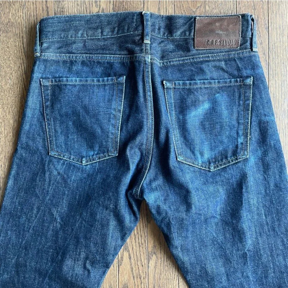 C.O.F Studio Circle Of Friends Candiani Medium Wash Denim Jeans Size 30 - Picture 11 of 13